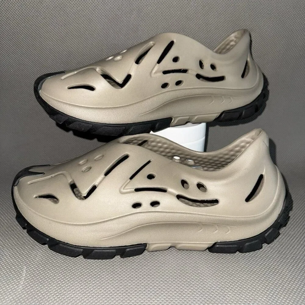 SIA Collective Evo Foam Tan Black Trainer Comfort Clog Shoe Men’s Size 8-9